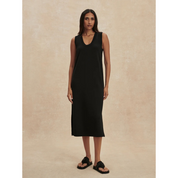 KYLER TANK MIDI DRESS BLACK