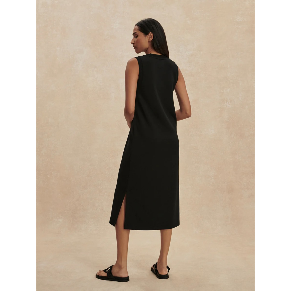 KYLER TANK MIDI DRESS BLACK