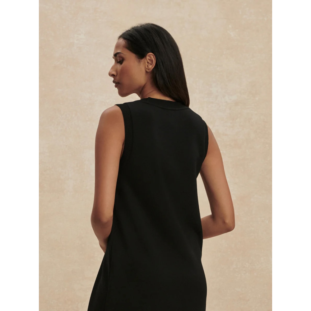KYLER TANK MIDI DRESS BLACK
