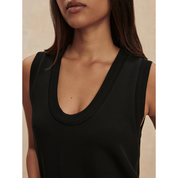 KYLER TANK MIDI DRESS BLACK