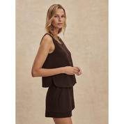 ATRIUM HIGH RISE SHORT 4.5" COFFEE BEAN