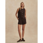 ATRIUM HIGH RISE SHORT 4.5" COFFEE BEAN