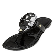 MILLER PATENT SANDAL PERFECT BLACK