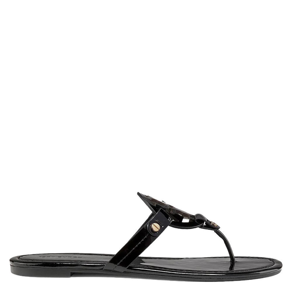 MILLER PATENT SANDAL PERFECT BLACK