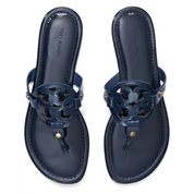 MILLER PATENT SANDAL PERFECT NAVY