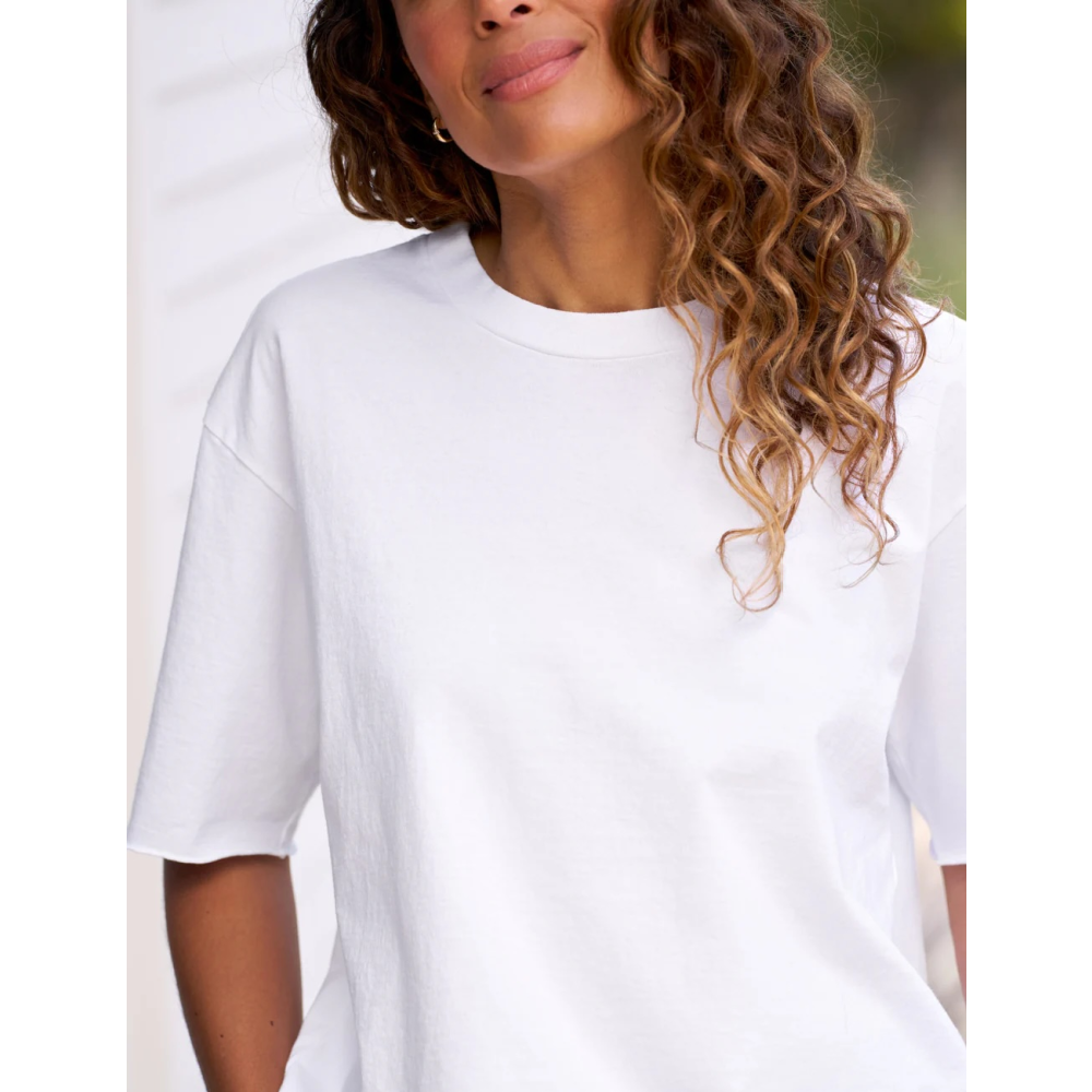 PERRY NYC CREWNECK TEE WHITE