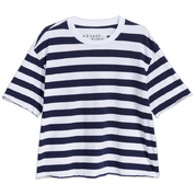 PERRY NYC CREWNECK TEE NAUTICAL STRIP