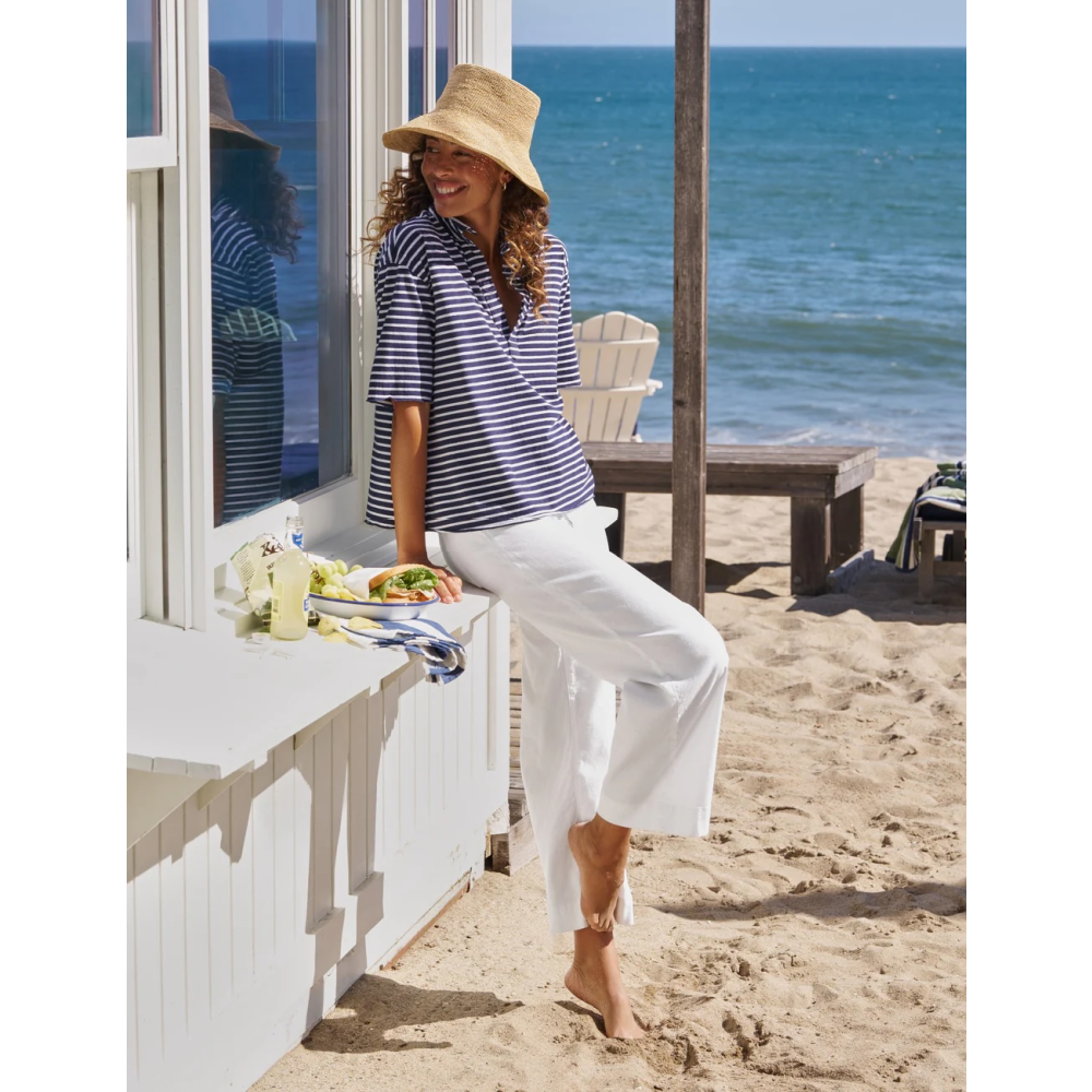 Patty Short-Sleeve Popover Henley