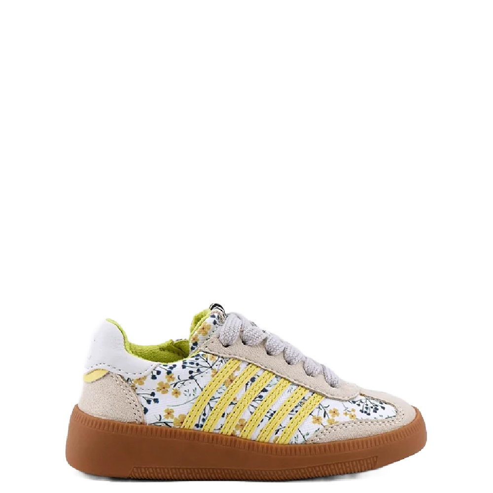 STEVIE MINI YELLOW PRINT SNEAKER