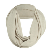 KNIT WRAP SCARF OATMEAL