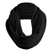 KNIT WRAP SCARF BLACK