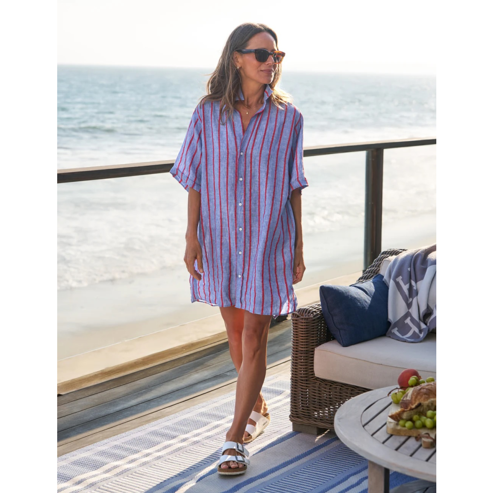 ROSEMARY SHORT-SLEEVE SHIRTDRESS