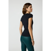 BABY RIB TEE BLACK