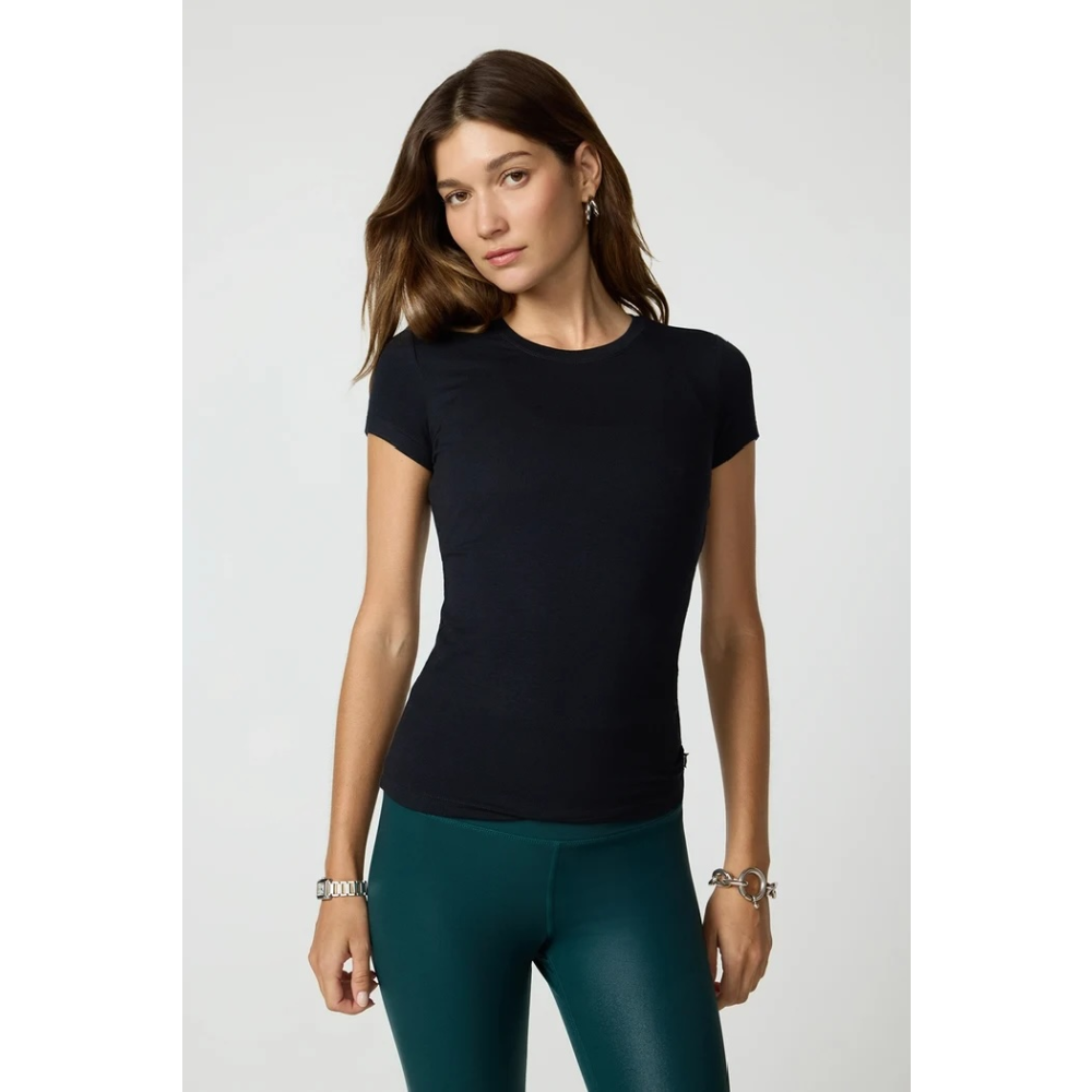 BABY RIB TEE BLACK