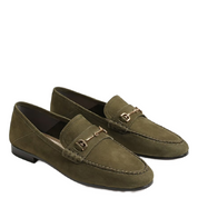 LORRAINE UNLINED LOAFER OLIVE