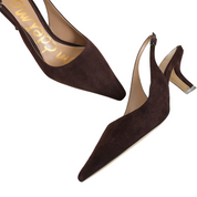 BIANKA SLINGBACK PUMP CAFE NOIR