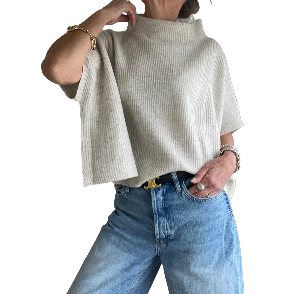 CROP CASHMERE TOPPER