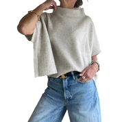 CROP CASHMERE TOPPER