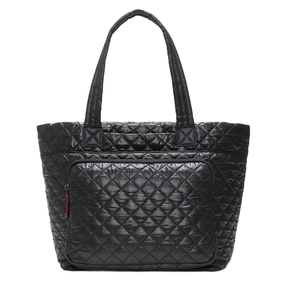 BLACK MEDIUM METRO TRAVEL TOTE