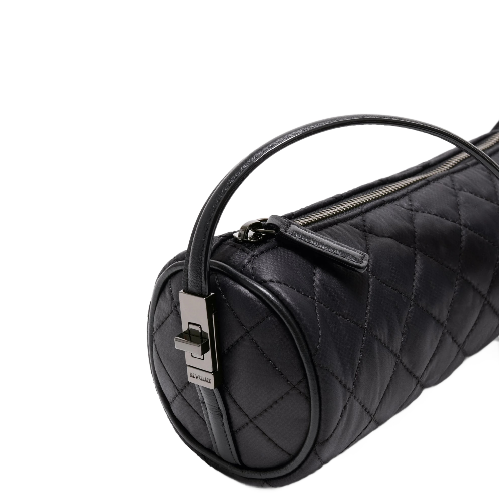 ASTOR CYLINDER SATCHEL BLACK