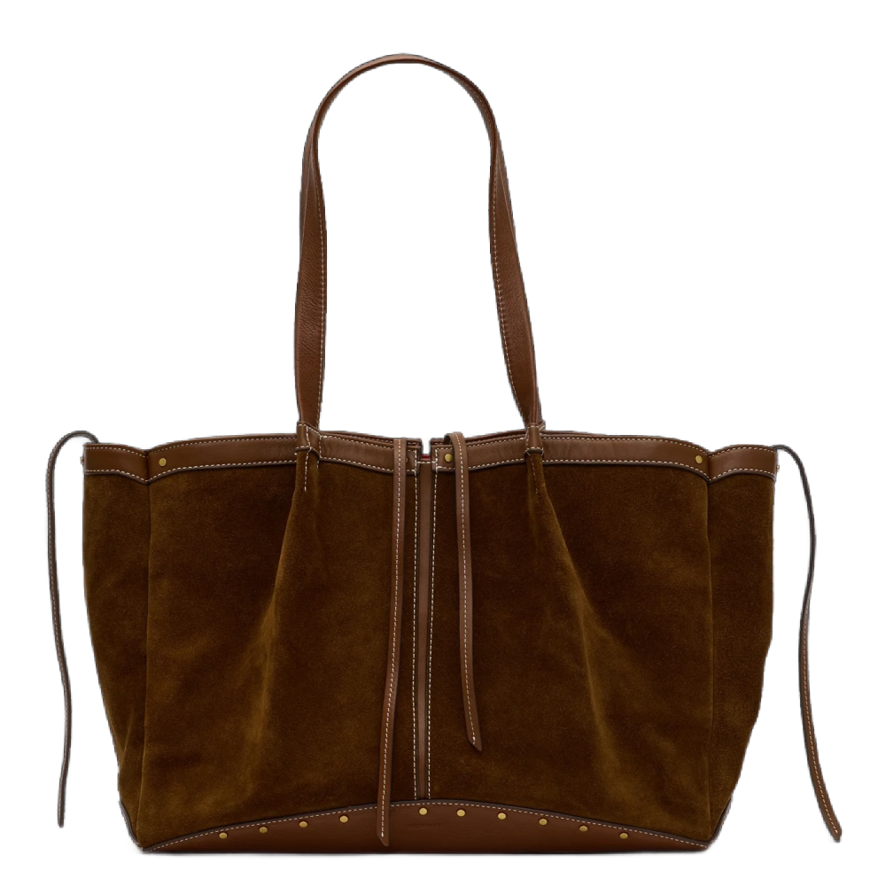 MERYL CARRYALL CINNAMON SUEDE