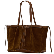 MERYL CARRYALL CINNAMON SUEDE