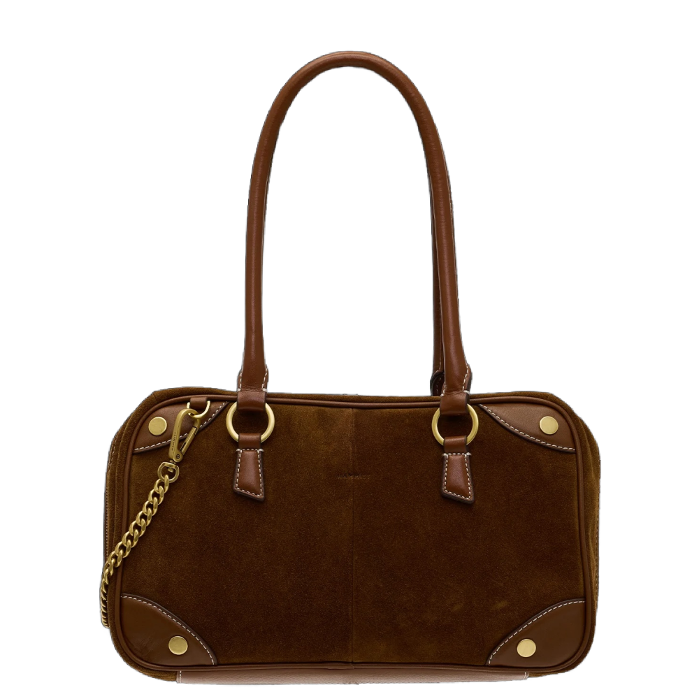 MEREDITH MED CINNAMON SUEDE