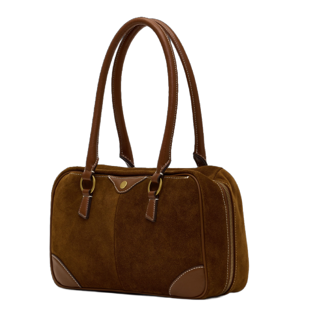MEREDITH MED CINNAMON SUEDE