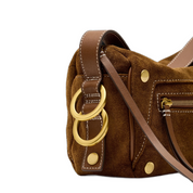 DOXIE MED CINNAMON SUEDE