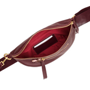 CHARLES CROSSBODY MED CHERRYWOOD PEBBLE