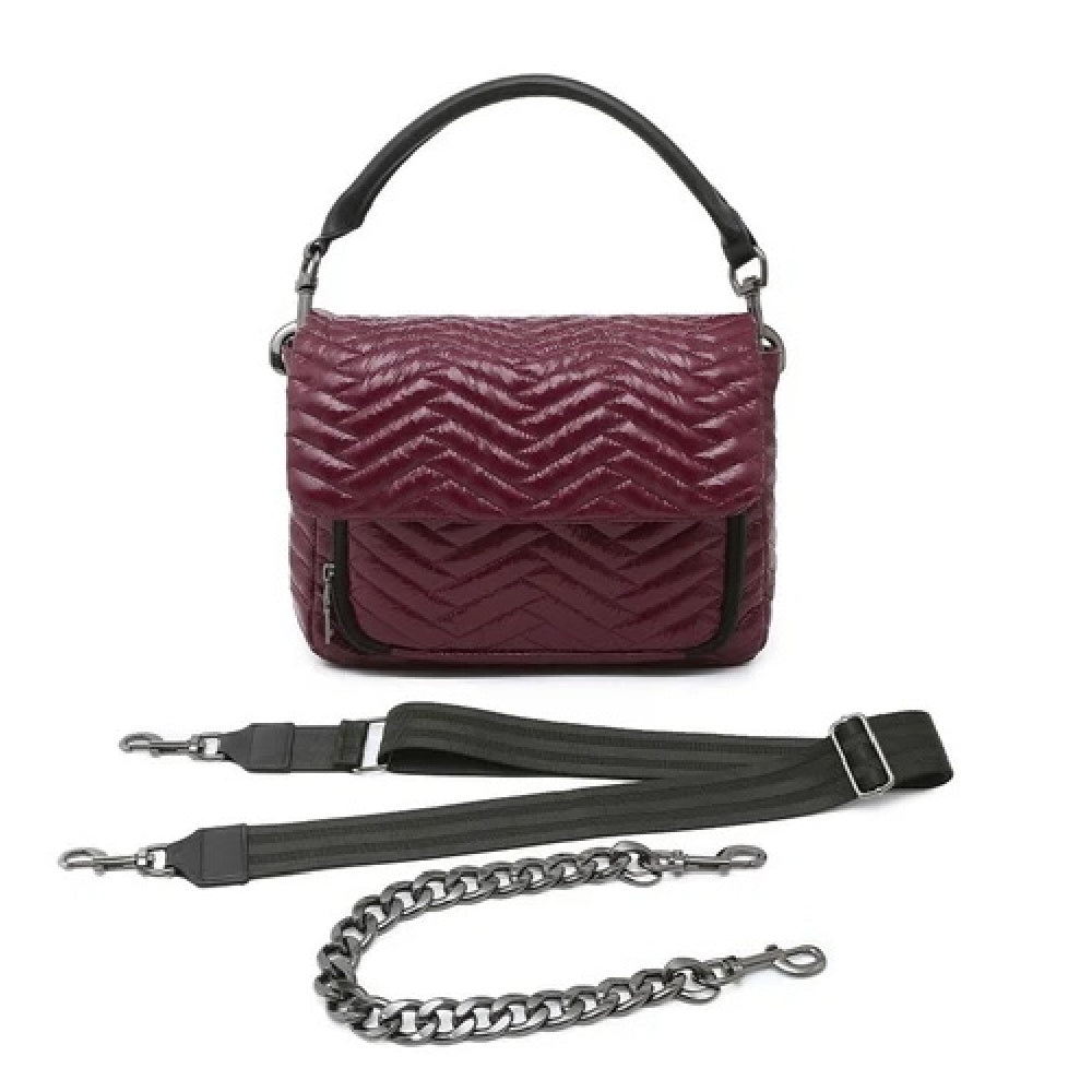 THE MUSE GLOSSY DEEP BURGUNDY