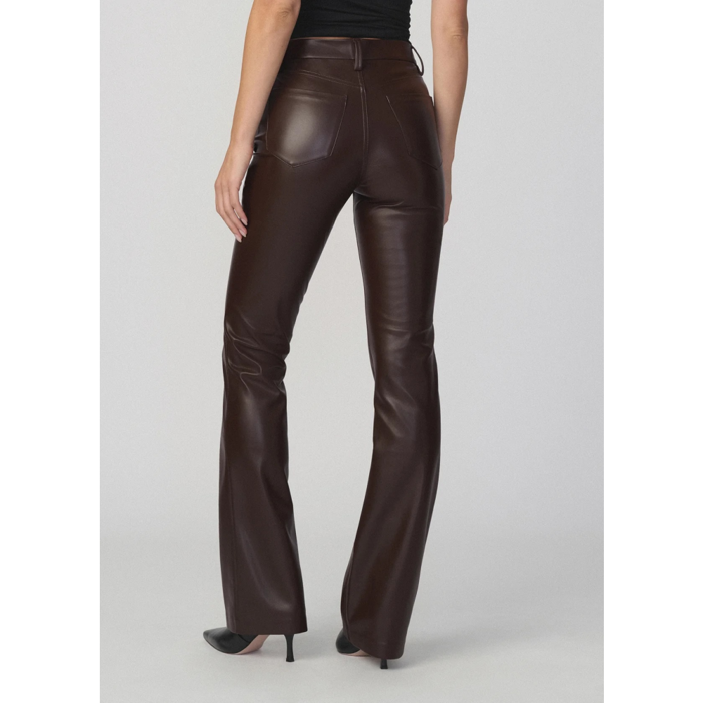 THE VEGAN LEATHER HI HONEY DARK CHOCOLATE PANT