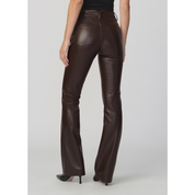 THE VEGAN LEATHER HI HONEY DARK CHOCOLATE PANT