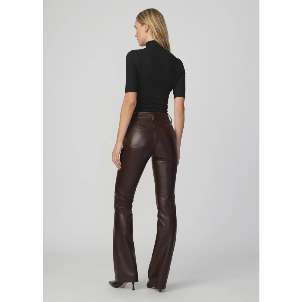 THE VEGAN LEATHER HI HONEY DARK CHOCOLATE PANT