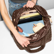 LARGE METRO TOTE DELUXE WALNUT