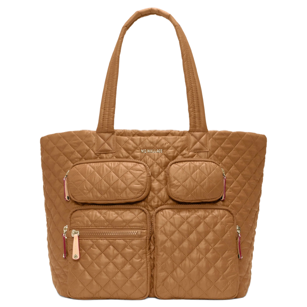 LARGE METRO TRAVEL TOTE COGNAC