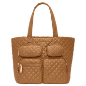 LARGE METRO TRAVEL TOTE COGNAC