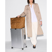 LARGE METRO TRAVEL TOTE COGNAC