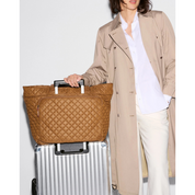 LARGE METRO TRAVEL TOTE COGNAC