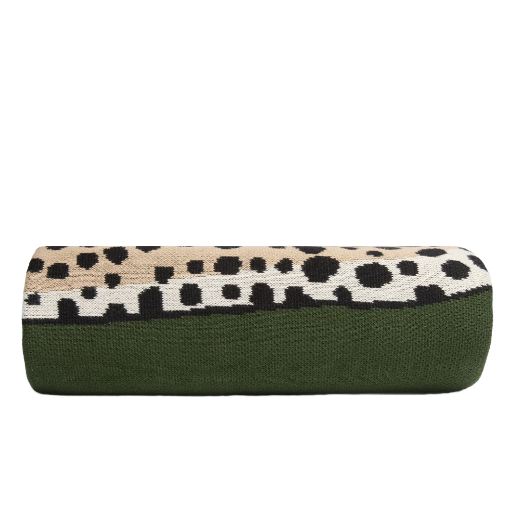 THROW 130 LEOPARD KHAKI