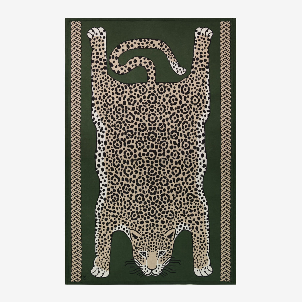 THROW 130 LEOPARD KHAKI