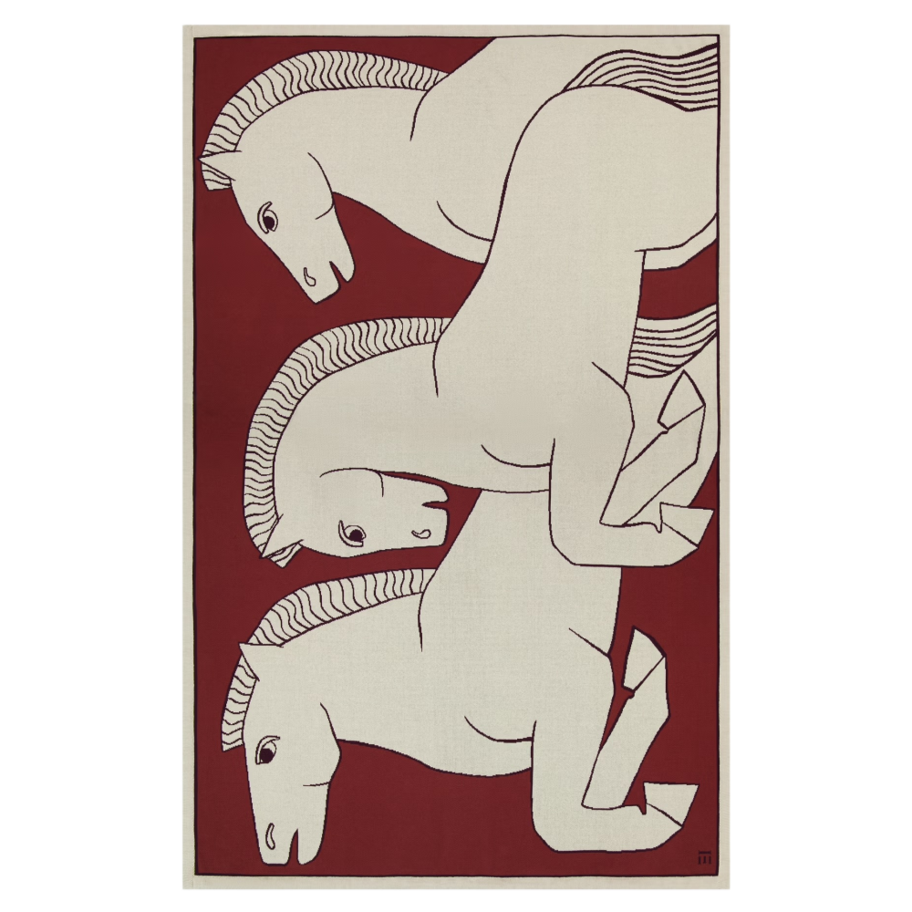 THROW 130 CAVALE BURGUNDY