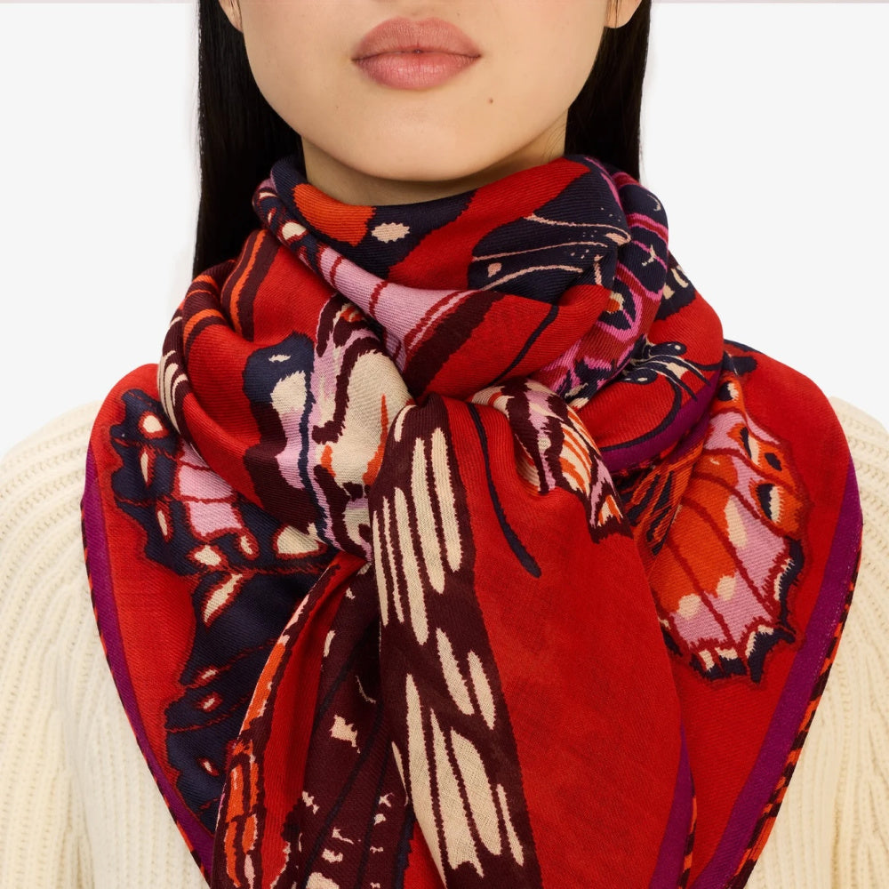 CARRE 130 PAPLON RED