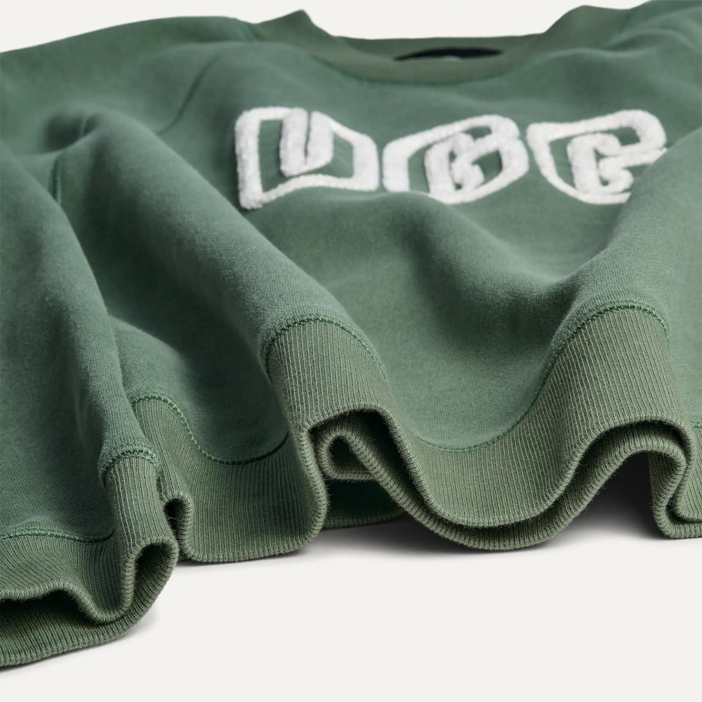 UGG LOGO CREWNECK GREEN STONE