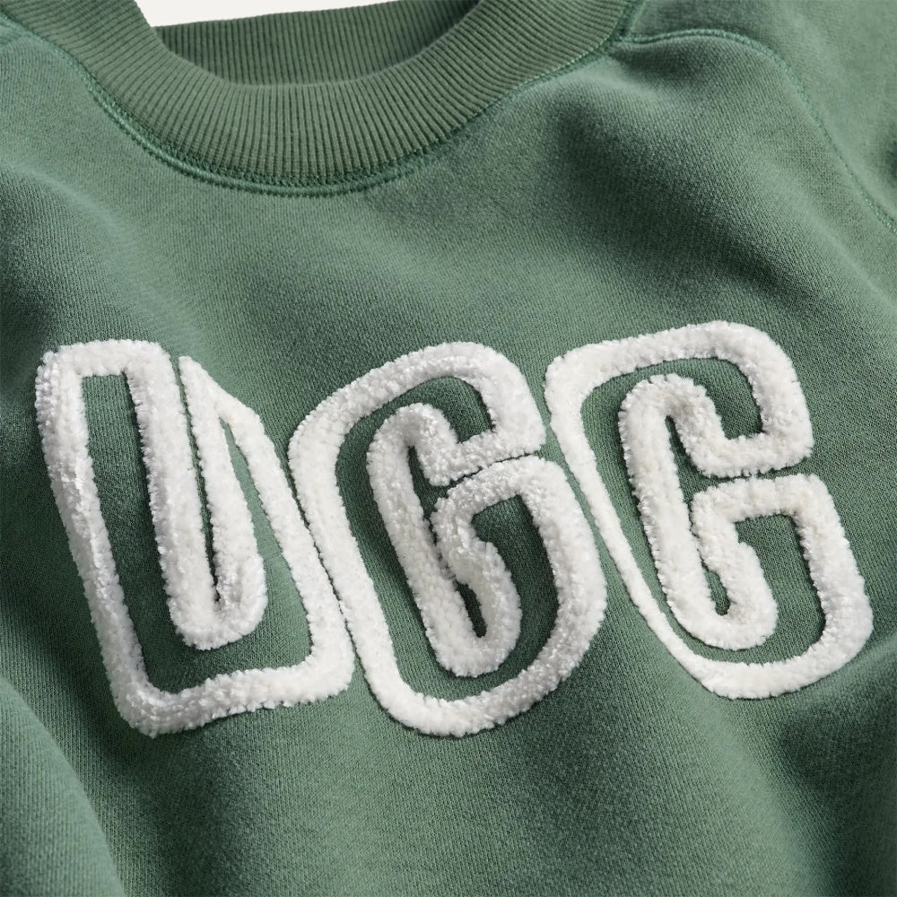 UGG LOGO CREWNECK GREEN STONE