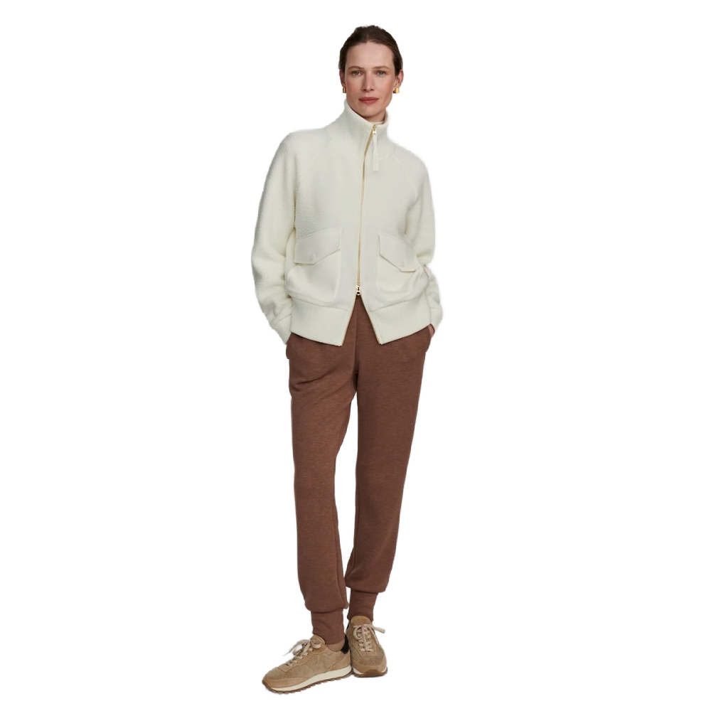 BREESON FLEECE JACKET EGRET
