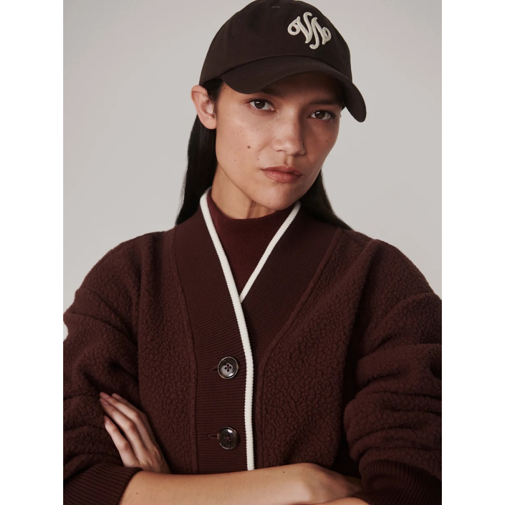BRENNA FLEECE DEEP MAHOGANY