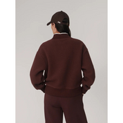 BRENNA FLEECE DEEP MAHOGANY
