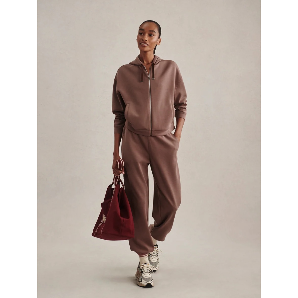 ELI JOGGER 27 COFFEE QUARTZ