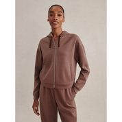 JORGIE ZIP HOODIE COFFEE QUARTZ